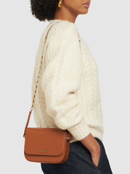 Isabel Marant: Small Lizza leather shoulder bag - women_1 | Luisa Via Roma