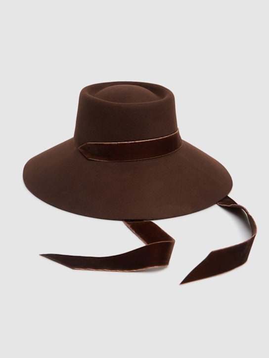 LACK OF COLOR: Paloma midi felt hat - women_1 | Luisa Via Roma