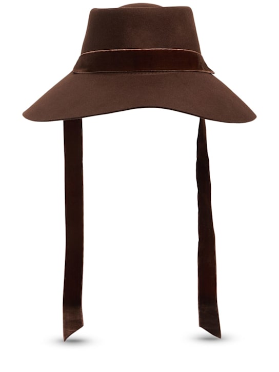 LACK OF COLOR: Paloma midi felt hat - women_0 | Luisa Via Roma