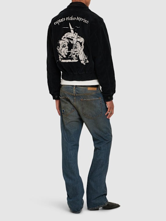 Enfants Riches Déprimés: Barbara corduroy bomber jacket - men_1 | Luisa Via Roma