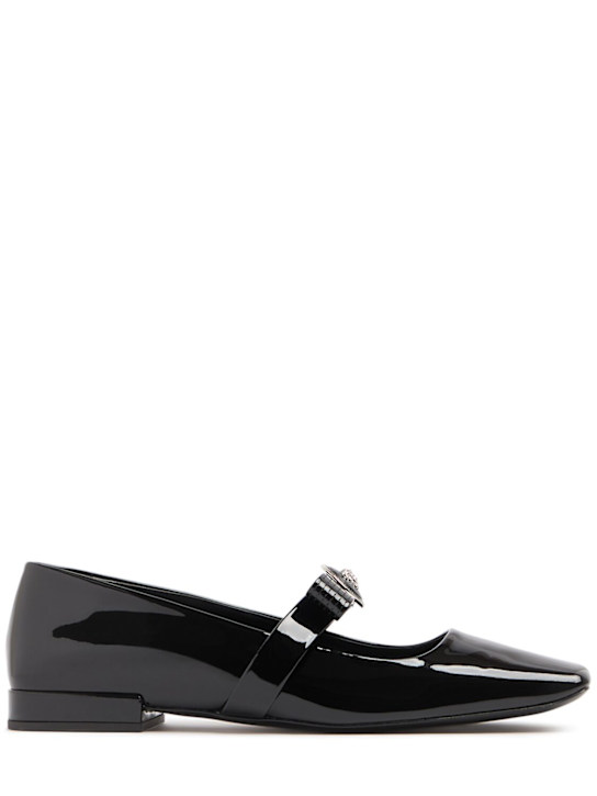 20mm Gianni Ribbon patent leather flats