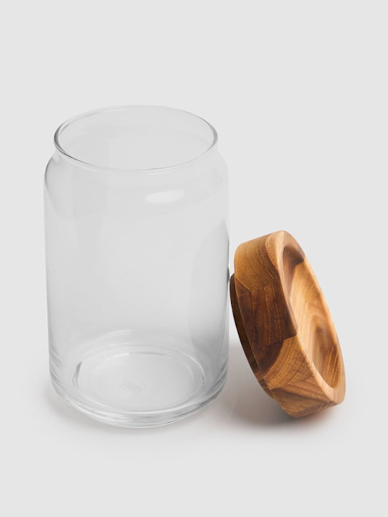 The Conran Shop: 750ml Teak storage stacking jar - ecraft_1 | Luisa Via Roma