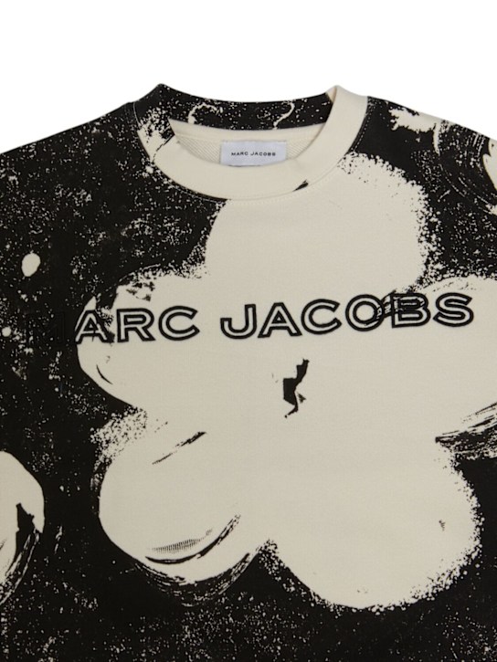 Marc Jacobs: Cotton blend crewneck sweatshirt - kids-boys_1 | Luisa Via Roma