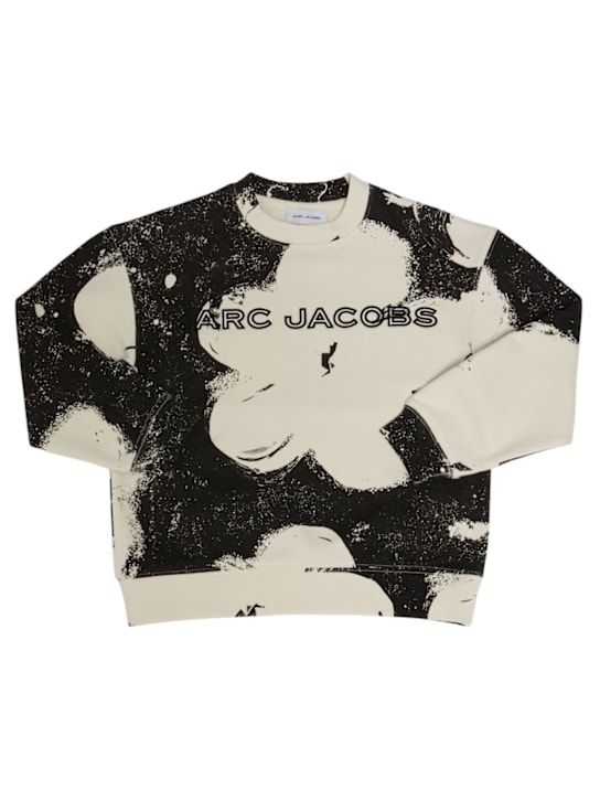 Marc Jacobs: Cotton blend crewneck sweatshirt - kids-boys_0 | Luisa Via Roma