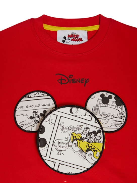 Marc Jacobs: Mickey Mouse棉质卫衣 - kids-girls_1 | Luisa Via Roma
