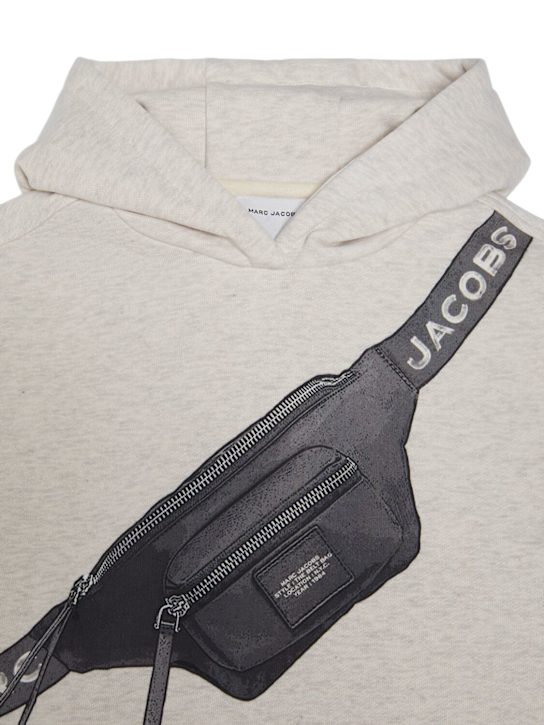 Marc Jacobs: Sleeveless cotton blend sweatshirt - Beige - kids-boys_1 | Luisa Via Roma