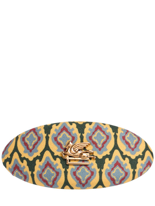 Etro: Printed hair clip - women_0 | Luisa Via Roma