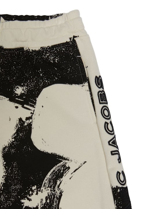 Marc Jacobs: Printed cotton blend French terry shorts - kids-boys_1 | Luisa Via Roma
