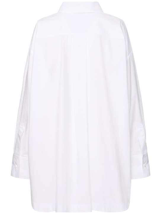 The Attico: Diana parachute canvas overshirt - White - women_3 | Luisa Via Roma