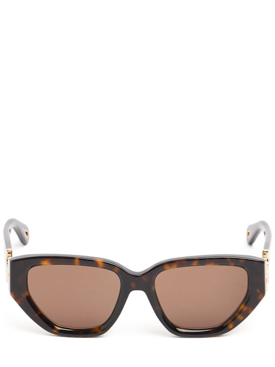 Chloé: Marcie cat-eye bio-acetate sunglasses - women_0 | Luisa Via Roma