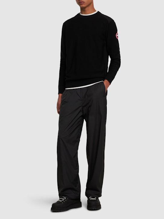 Canada Goose: Dartmouth wool crewneck sweater - men_1 | Luisa Via Roma