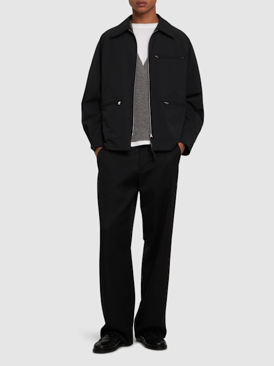 ASPESI: Water-repellent poly twill jacket - 10241 - men_1 | Luisa Via Roma