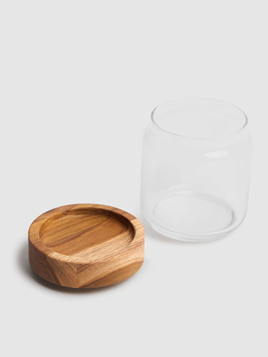 The Conran Shop: 500ml Teak storage stacking jar - ecraft_1 | Luisa Via Roma