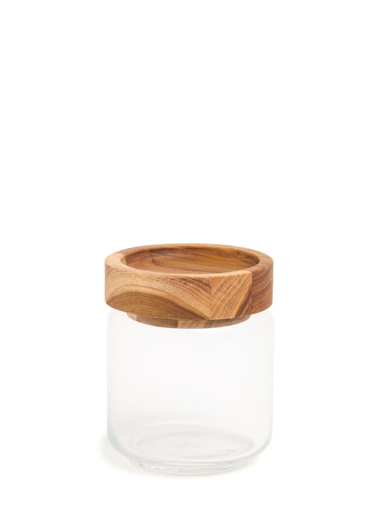 The Conran Shop: 500ml Teak storage stacking jar - ecraft_0 | Luisa Via Roma