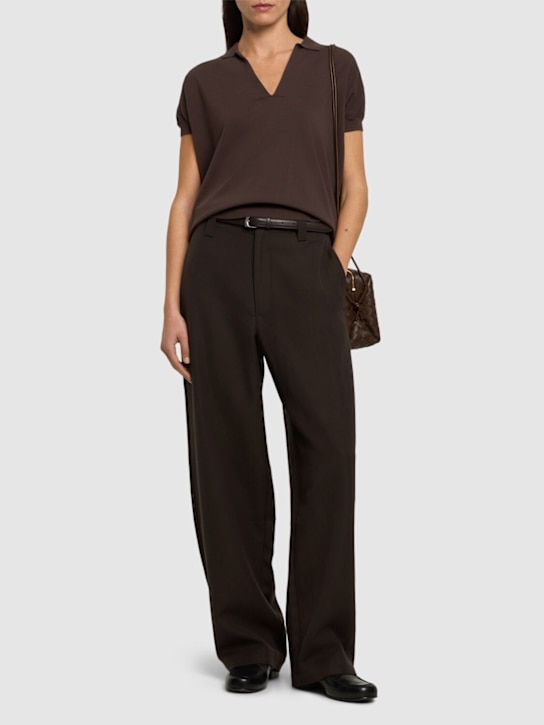 ASPESI: Cotton polo top - women_1 | Luisa Via Roma