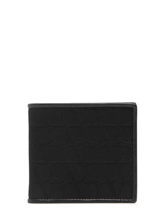 Valentino Garavani: Toile Iconographe bifold wallet - men_0 | Luisa Via Roma