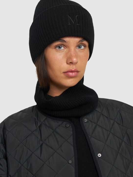 Max Mara: Retina cashmere beanie - women_1 | Luisa Via Roma