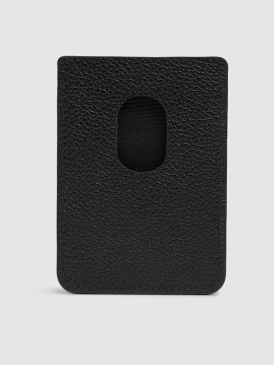 Balenciaga: Magnet card holder - Black - men_2 | Luisa Via Roma