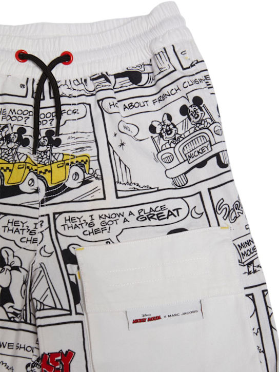 Marc Jacobs: Printed cotton canvas shorts - Multicolor - kids-boys_1 | Luisa Via Roma