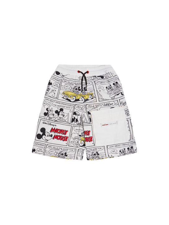 Marc Jacobs: Printed cotton canvas shorts - Multicolor - kids-boys_0 | Luisa Via Roma