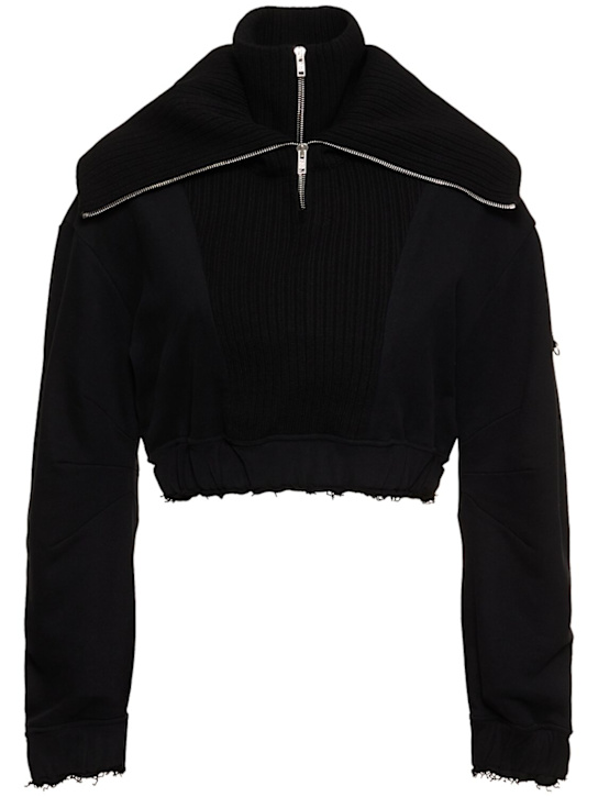 Moncler Genius: Moncler x Willow Smith cotton sweatshirt - women_0 | Luisa Via Roma