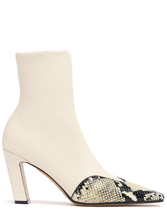 Khaite: 85mm Nevada stretch ankle boots - women_0 | Luisa Via Roma