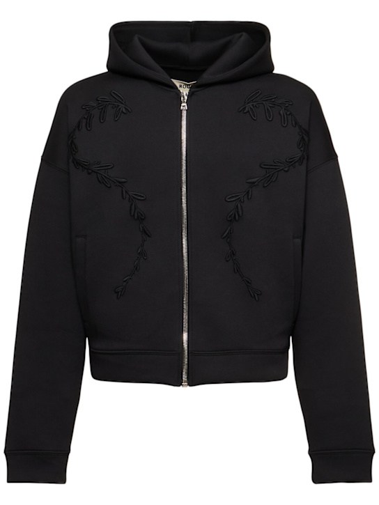 Rough.: Padded zip hoodie - men_0 | Luisa Via Roma