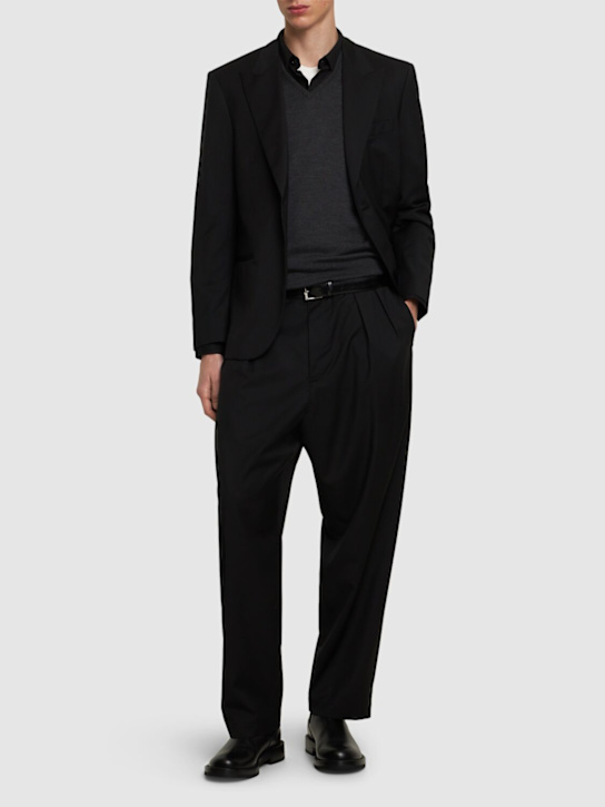 Seven Gauge: Tropical wool pants - men_1 | Luisa Via Roma