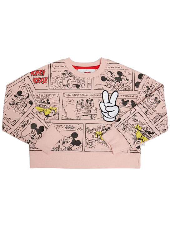 Marc Jacobs: Mickey Mouse print crewneck sweatshirt - kids-girls_0 | Luisa Via Roma