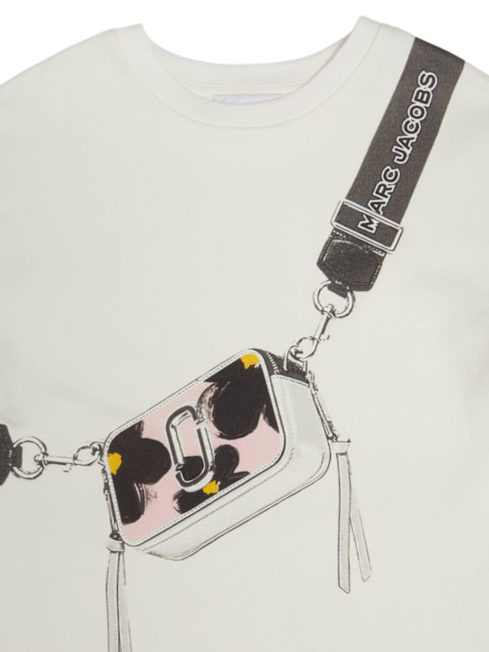 Marc Jacobs: Bedrucktes Kleid aus Baumwolljersey - kids-girls_1 | Luisa Via Roma