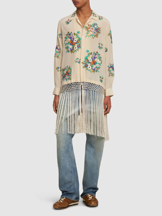 Bode: Flower Language long-sleeve shirt - men_1 | Luisa Via Roma