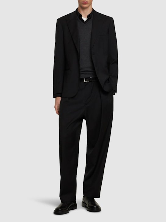 Seven Gauge: Single breast tropical wool blazer - men_1 | Luisa Via Roma