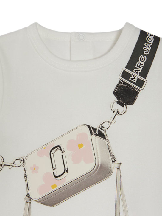 Marc Jacobs: T-shirt & short en coton - kids-girls_1 | Luisa Via Roma