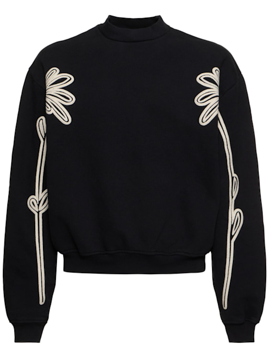 Rough.: Floral sweatshirt - men_0 | Luisa Via Roma