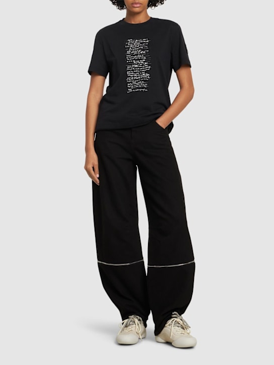 Moncler Genius: Moncler x Willow Smith cotton t-shirt - women_1 | Luisa Via Roma