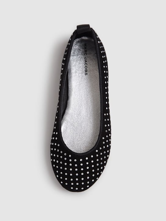 Marc Jacobs: Ballerine in camoscio con decorazioni - kids-girls_1 | Luisa Via Roma