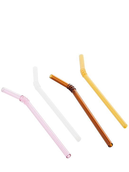 HAY: Set of 4 Sip-Swirl straws - Multicolor - ecraft_0 | Luisa Via Roma