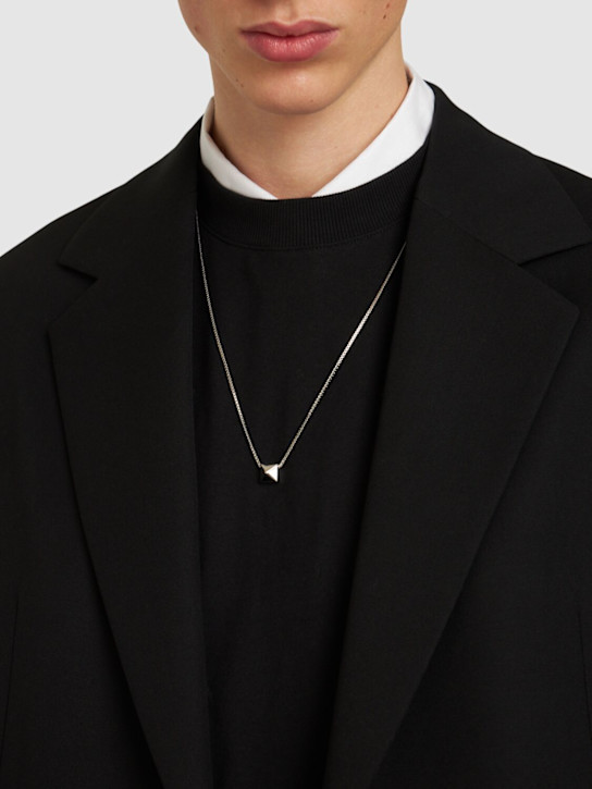 Valentino Garavani: Rockstud metal necklace - men_1 | Luisa Via Roma