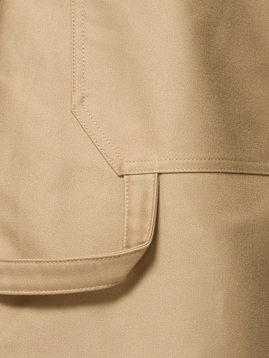 McQueen: Cotton shorts - Beige - men_4 | Luisa Via Roma