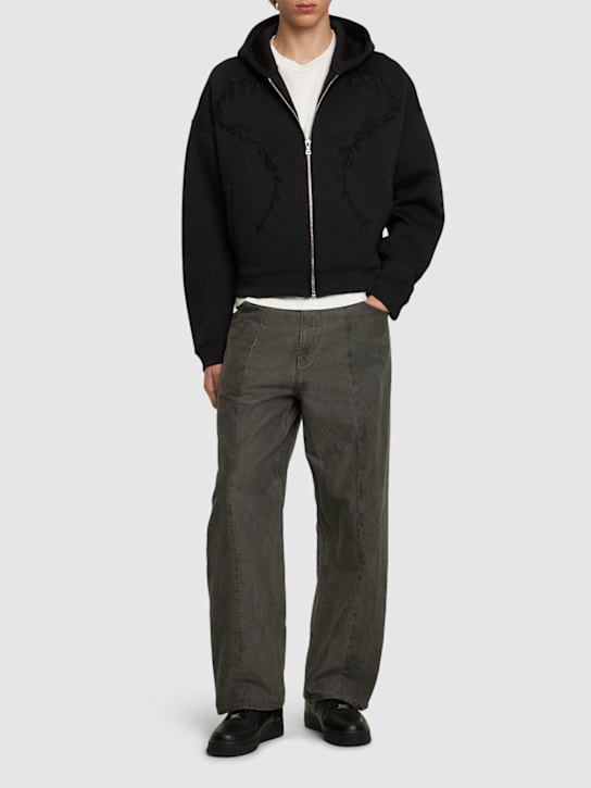 Rough.: Padded zip hoodie - men_1 | Luisa Via Roma