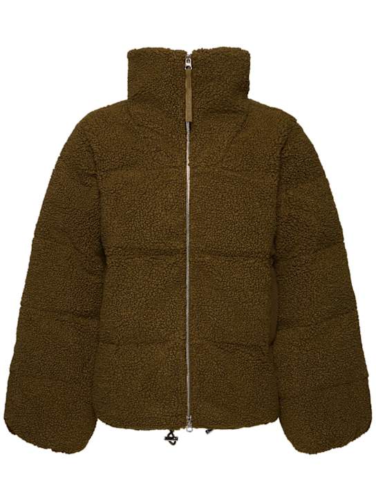 Varley: Wilkins Sherpa puffer jacket - women_0 | Luisa Via Roma