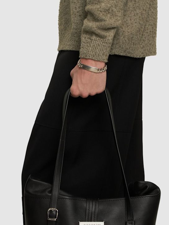 Maison Margiela: Gourmette Reference bracelet - men_1 | Luisa Via Roma