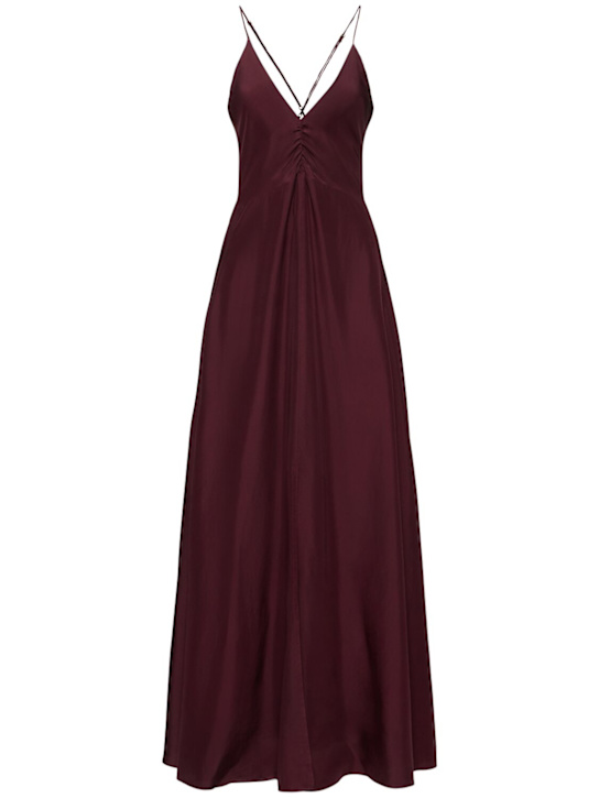 Forte_forte: Habotai silk slip dress - women_0 | Luisa Via Roma