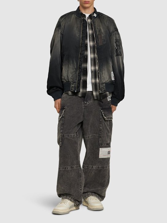 Mihara Yasuhiro: Amateur Sewn cotton cargo military pants - men_1 | Luisa Via Roma