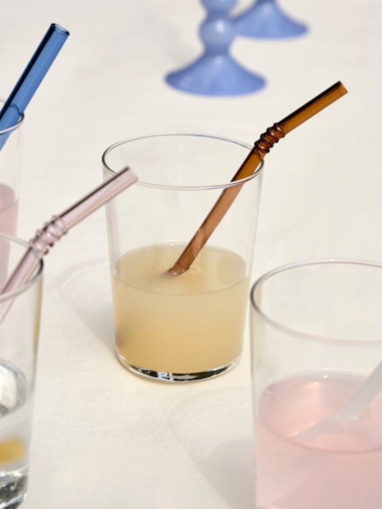 HAY: Set of 4 Sip-Swirl straws - Multicolor - ecraft_1 | Luisa Via Roma