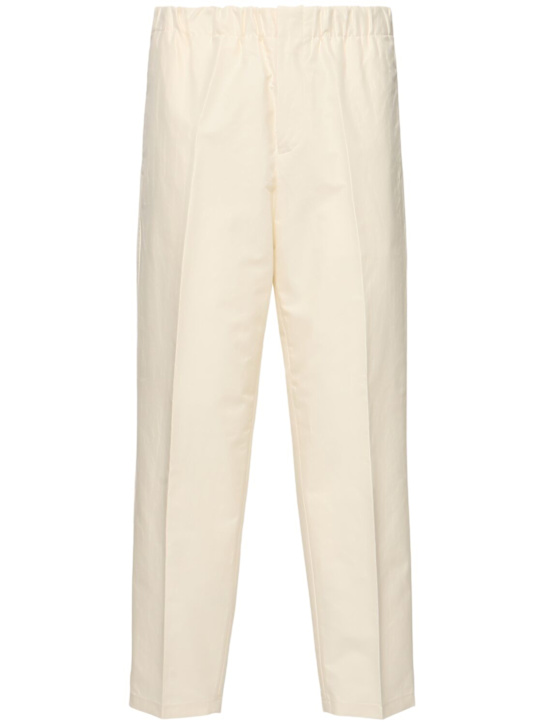 Jil Sander: Light cotton jogger pants - men_0 | Luisa Via Roma