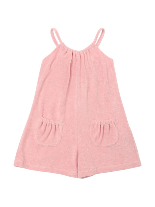 Il Gufo: Cotton blend terry jumpsuit - kids-girls_0 | Luisa Via Roma