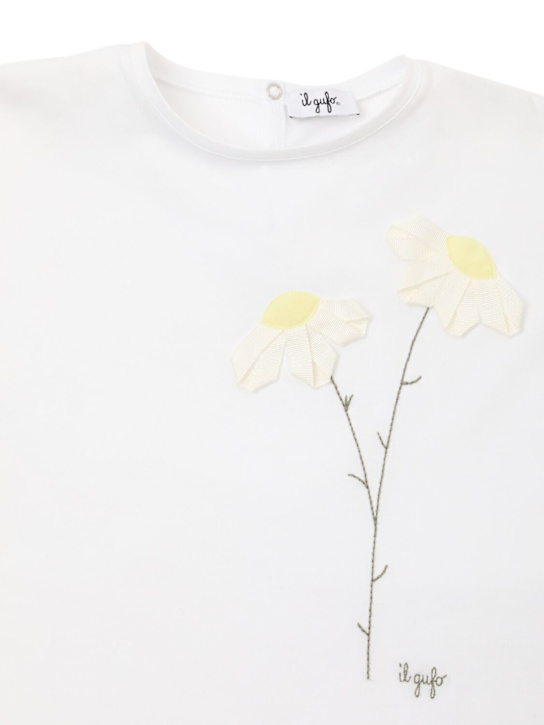 Il Gufo: Vestito in jersey di cotone stretch - kids-girls_1 | Luisa Via Roma