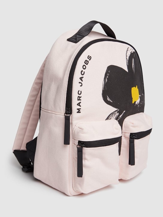 Marc Jacobs: Printed cotton canvas backpack - Pink - kids-girls_1 | Luisa Via Roma