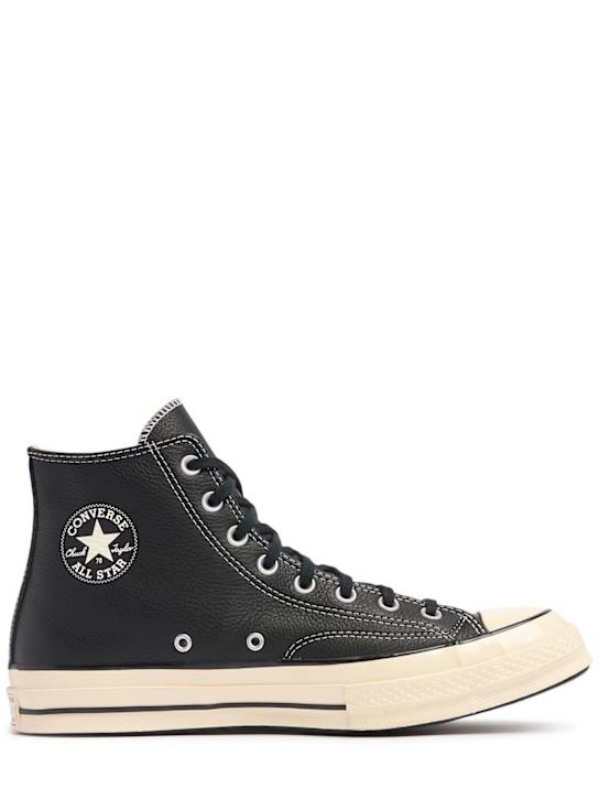 Converse: Chuck 70 leather sneakers - men_0 | Luisa Via Roma